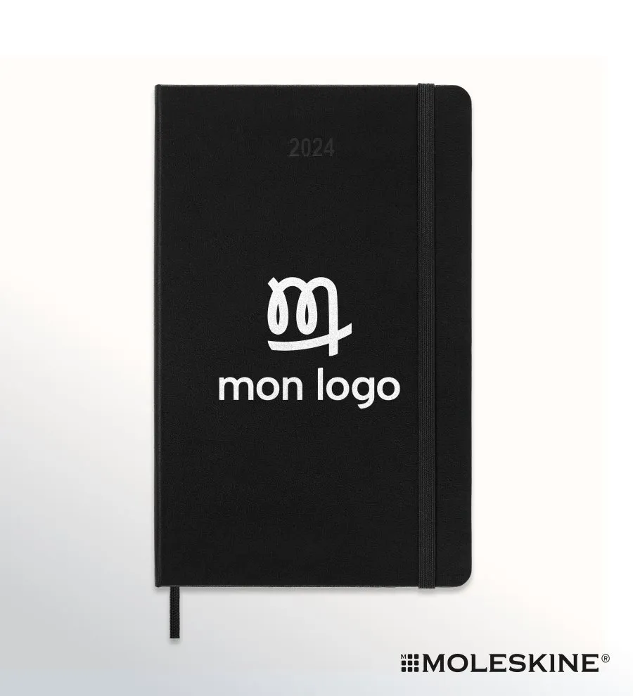 Agenda-carnet mensuel 2024 MOLESKINE® à personnaliser