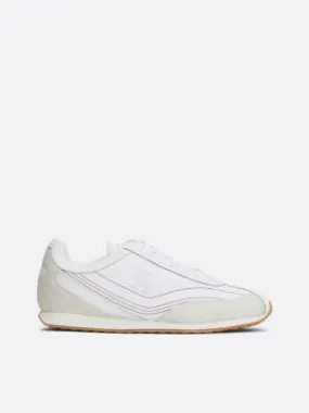 Baskets de running des archives cuir nubuck | Blanc | Tommy Hilfiger