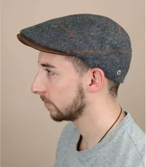 béret gris laine - Leandre gris M by Flechet : Headict