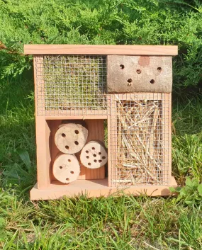 Carré à insectes pollinisateurs en bois français