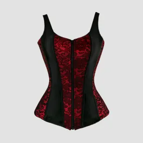 Corset Femme Rouge & Noir