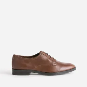 Derby ERAM FLEX marron en cuir - Derbies Femme | ERAM