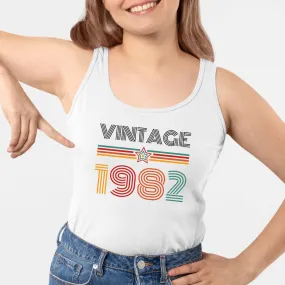 Débardeur Femme Vintage année 1982