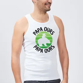 Débardeur Homme Papa ours