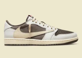 LIVRAISON 72H - Air Jordan 1 Retro Low OG SP Travis Scott Reverse Mocha