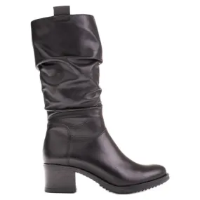 Marco Shoes Bottines en cuir femme Marco le noir