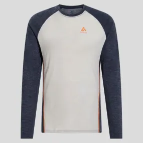 Odlo Natural Performance Wool 150 Crew Neck L/S - Sous-vêtement mérinos homme | Hardloop