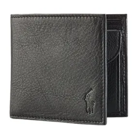 RALPH LAUREN Portefeuille black en cuir - SPORT AVENTURE