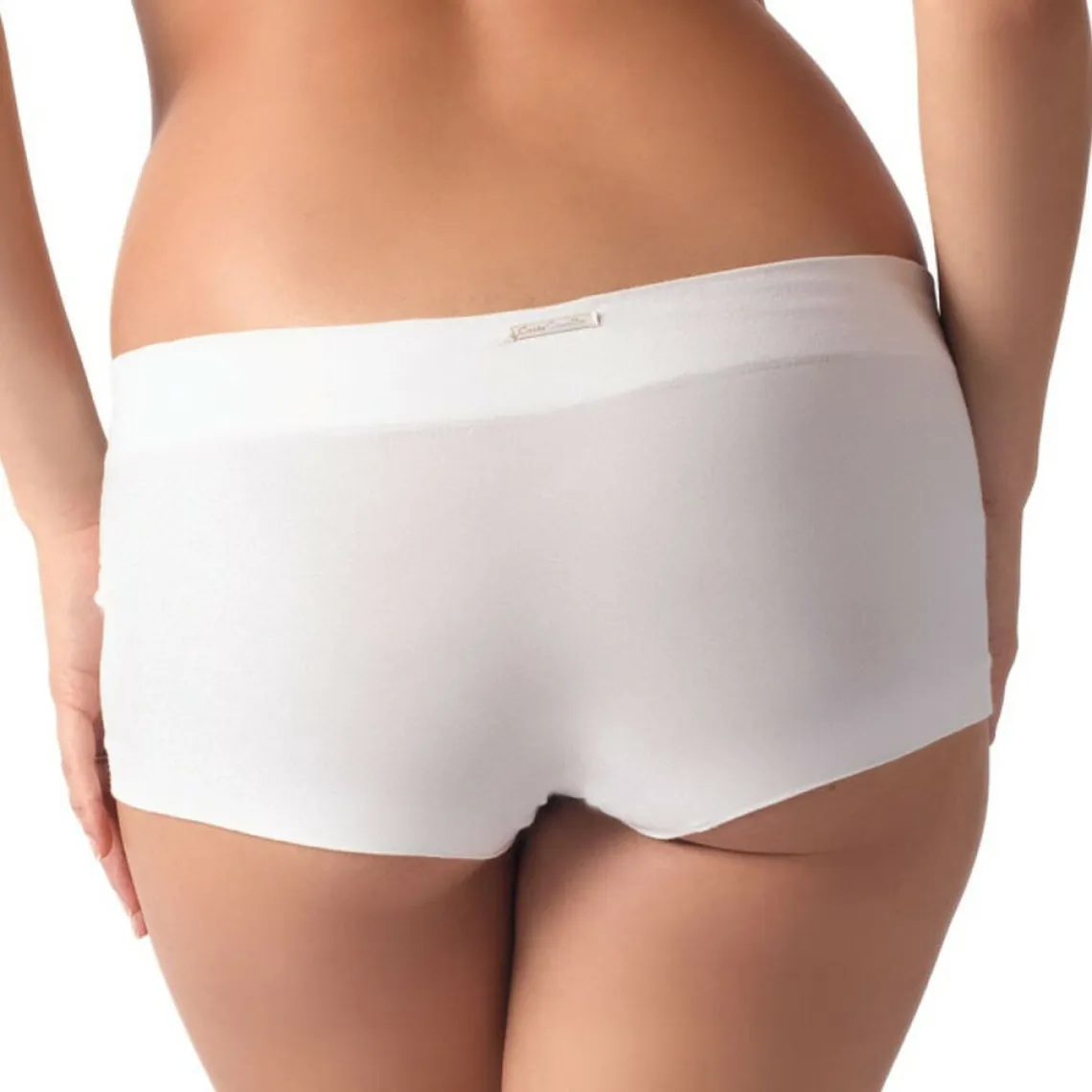 Shorty de grossesse - blanc en coton | 3 Suisses