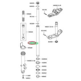 Tube de fourche Kawasaki Er-6n (2006-2008) | Moto Shop 35