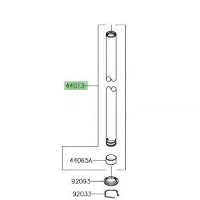 Tube de fourche Kawasaki Versys-X 300 (2017-2018) | Moto Shop 35