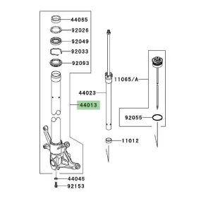 Tube de fourche Kawasaki Z750R (2011-2012) | Moto Shop 35